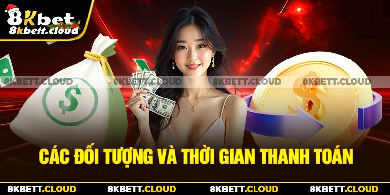 Các đối tượng và thời gian thanh toán